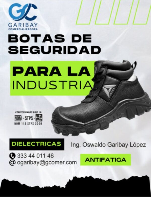 Portada del catálogo de calzado de seguridad.